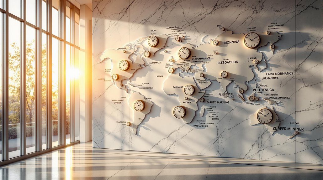 worldwide utilization across time zones