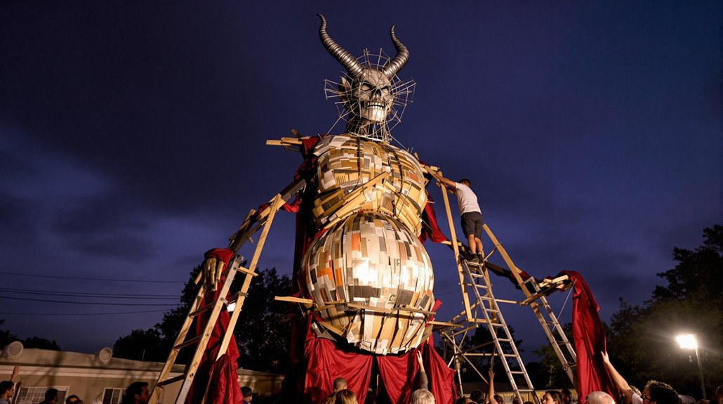 crafting demonic idol representation