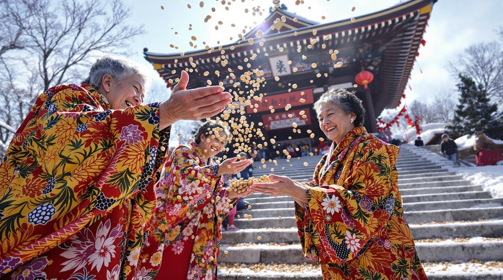 regional bean throwing festivities