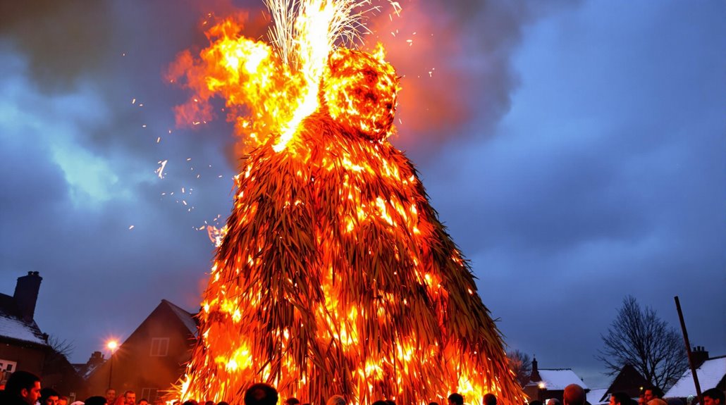 ritual burning of a bear