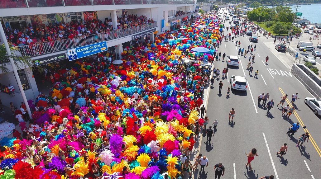 sports arena to road