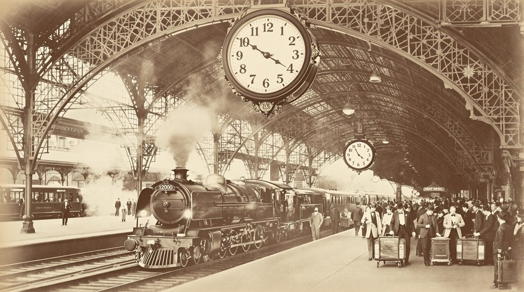 time standardization through railways