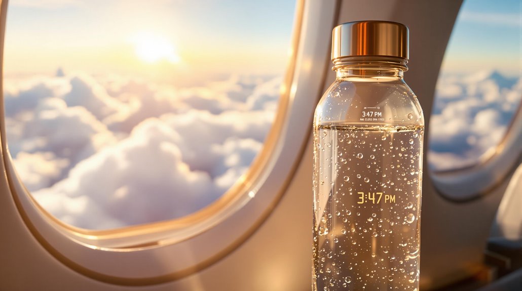 stay hydrated during flights