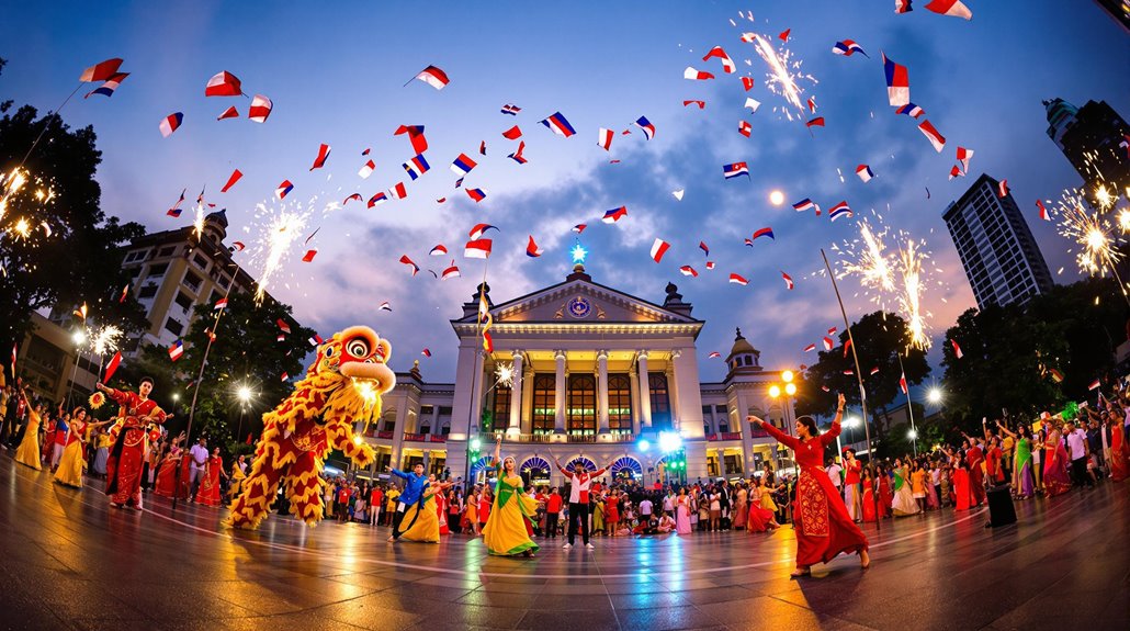 multicultural malaysian independence celebration