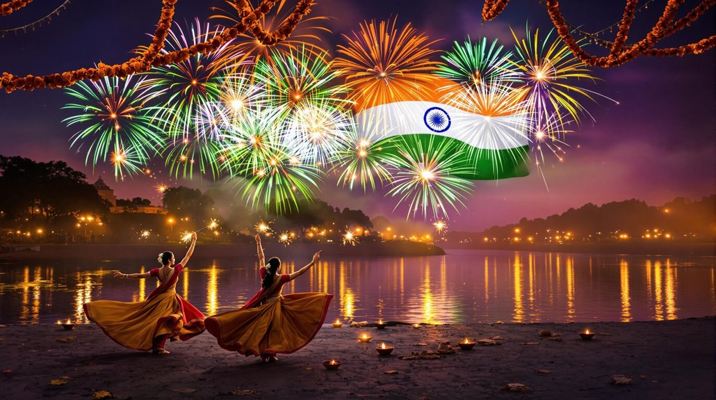 vibrant aerial festivities and cultural richness