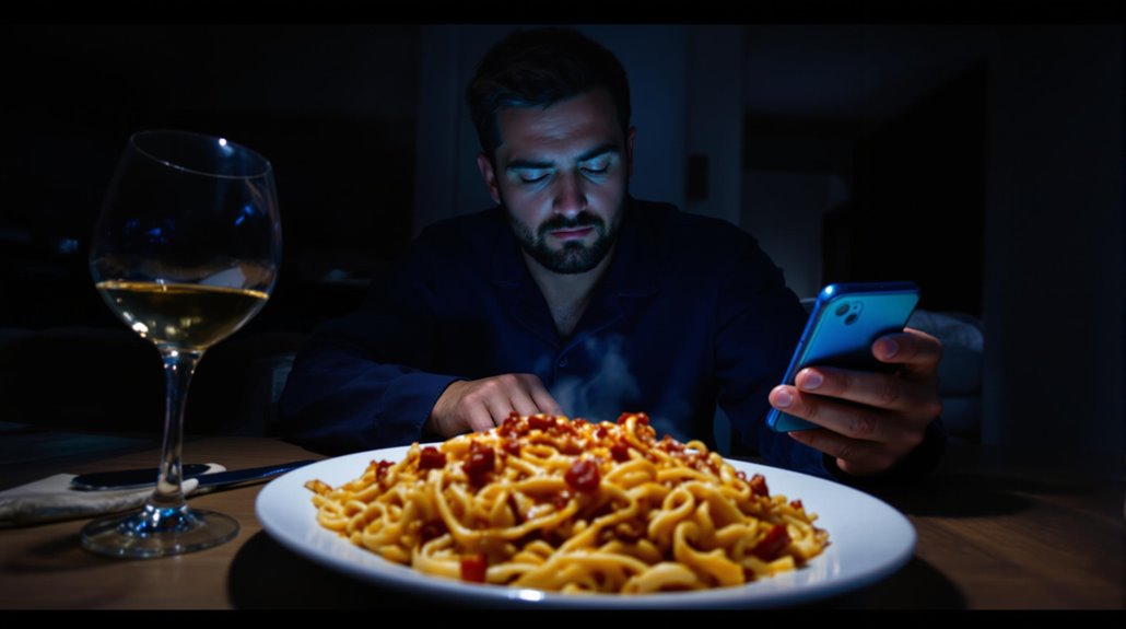 avoid heavy pre bedtime meals