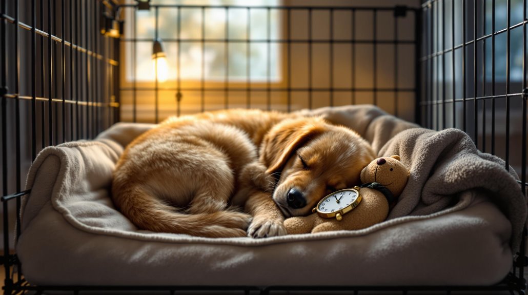 crate training improves sleep quality