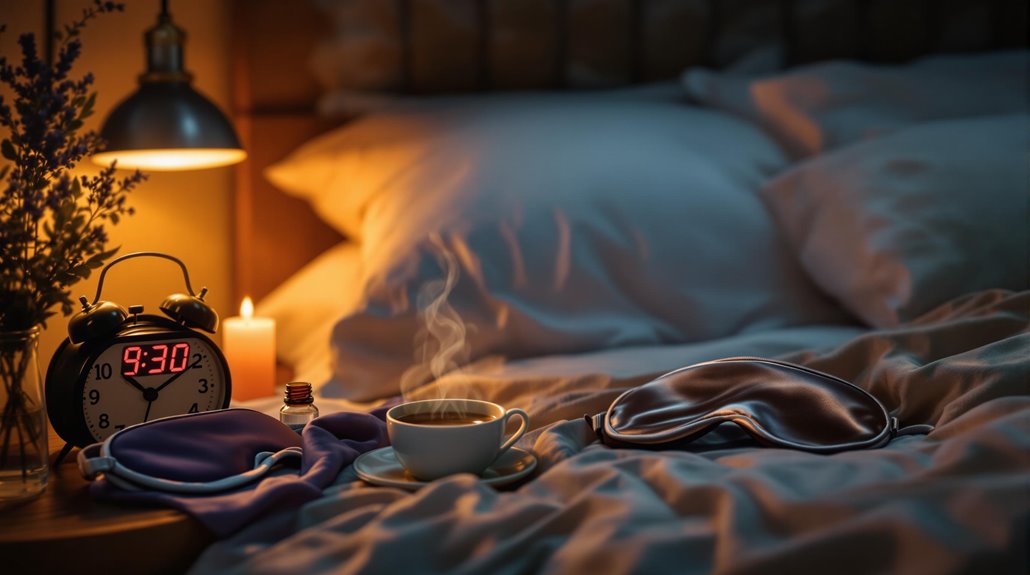 soothing nighttime self care routine