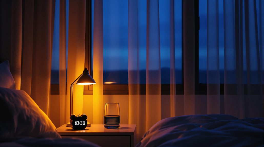 sleep promoting lighting management