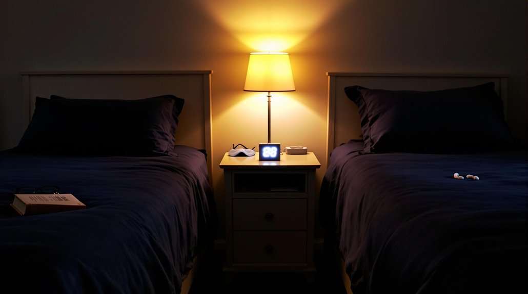 separate sleeping from work