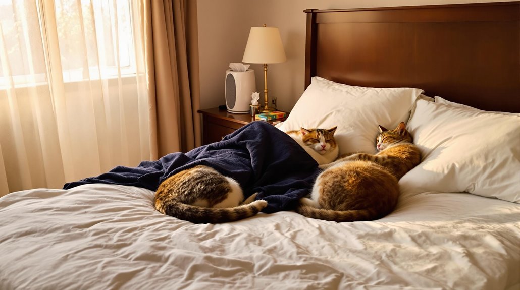 maintain hygiene to manage allergies