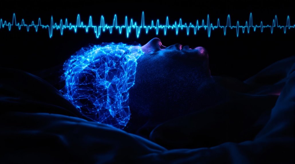 neural electrical oscillations detected
