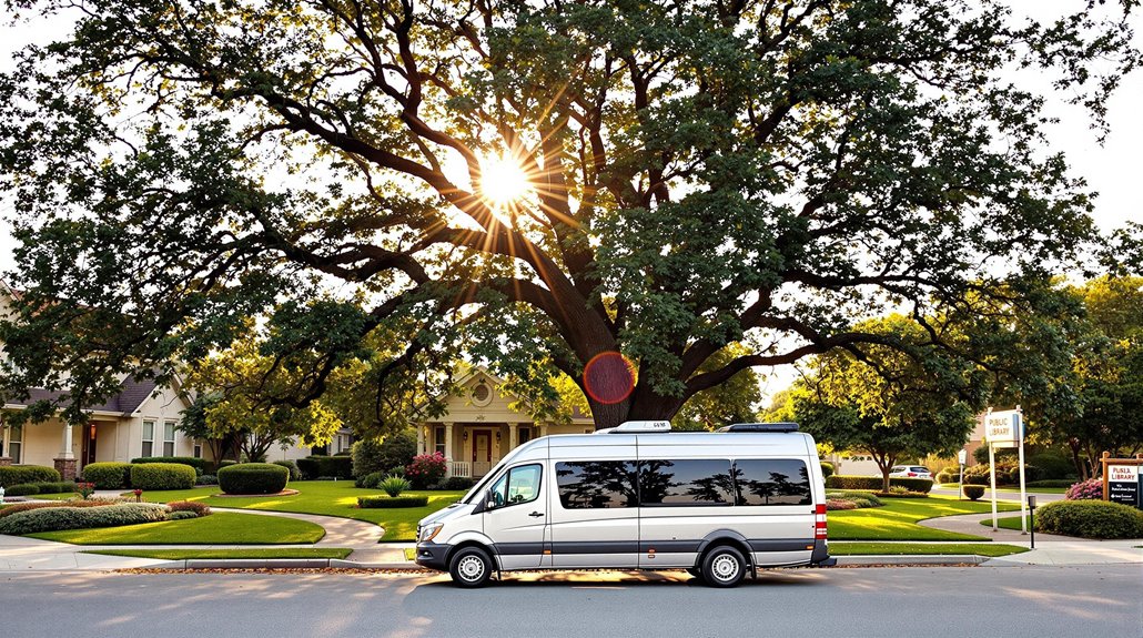 community oriented parking placement