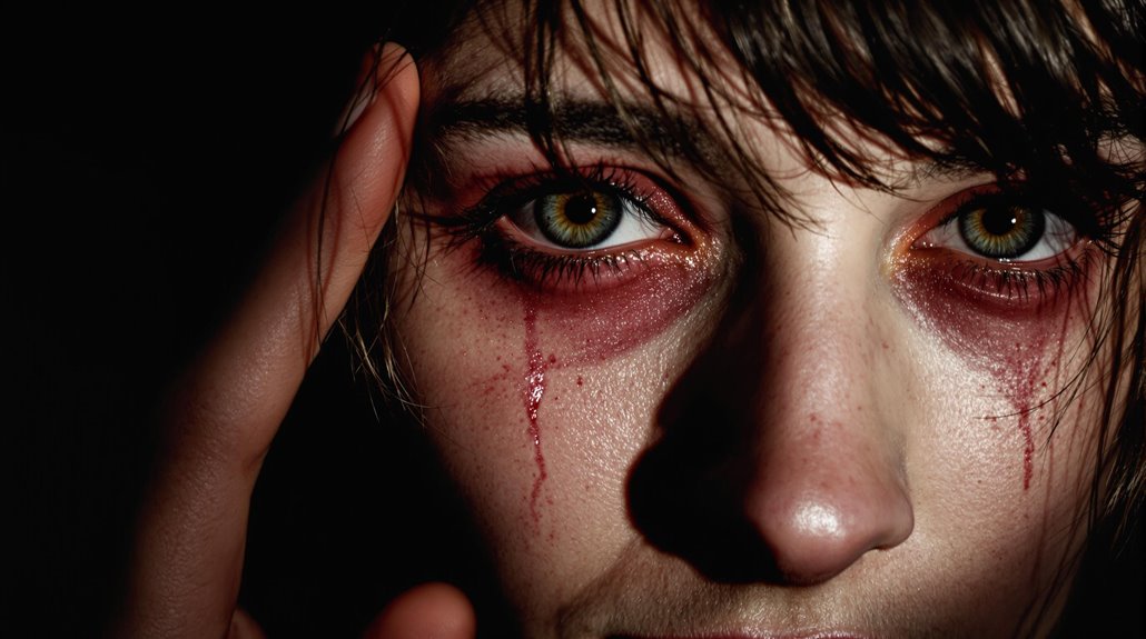 mental strain manifests externally