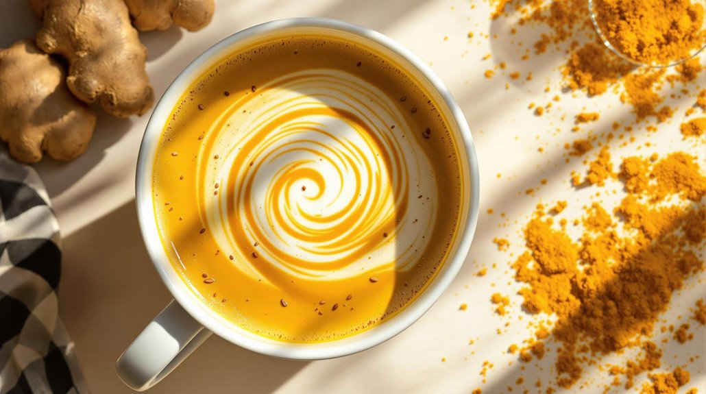 turmeric infused soothing bedtime beverage