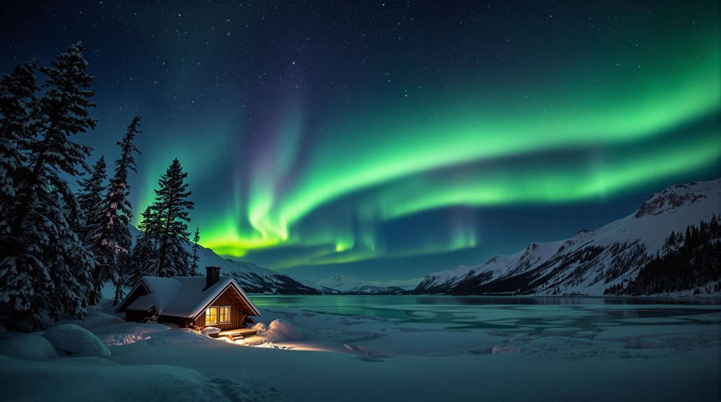 ethereal arctic celestial spectacle