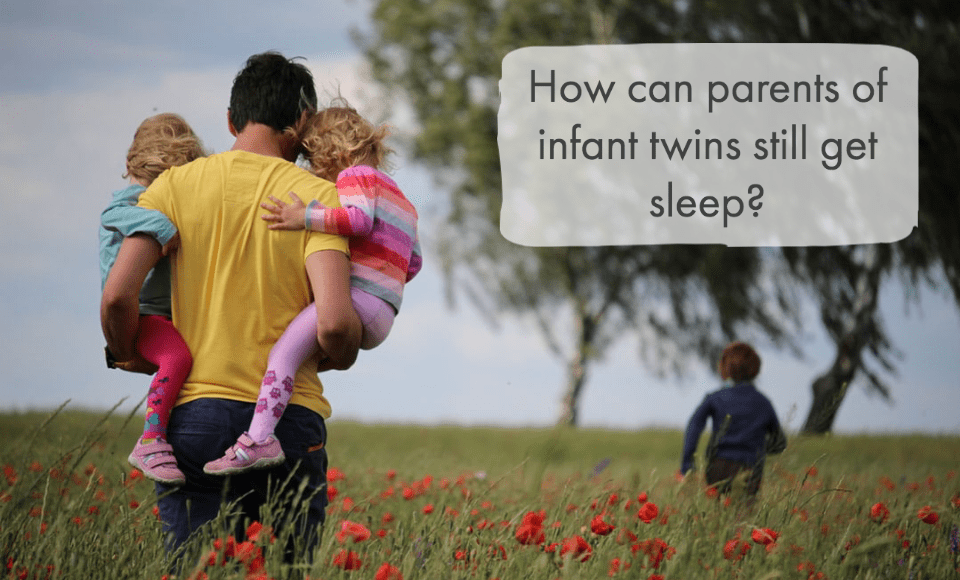 How can parents of infant twins still get sleep