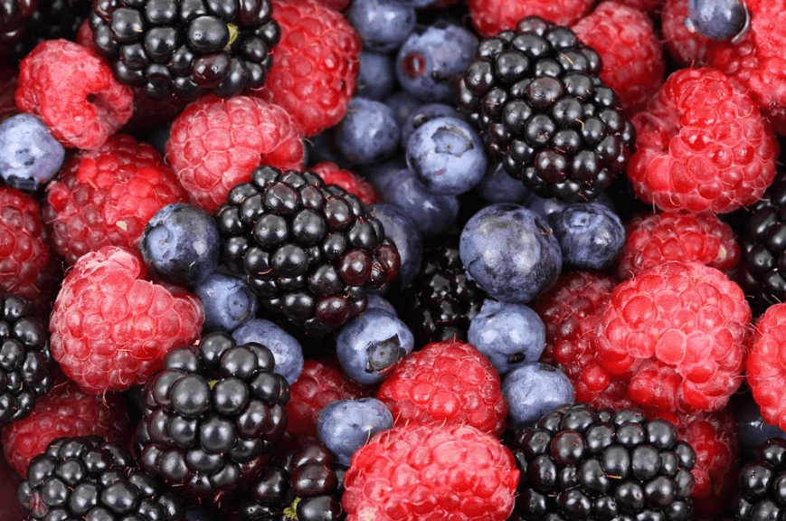 Eat more berries and stay full of energy.