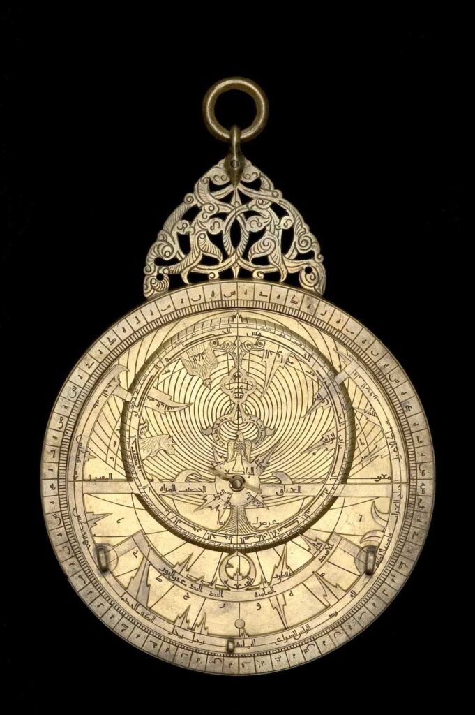 Astrolabe with Geared Calendar - History of timekeeping devices